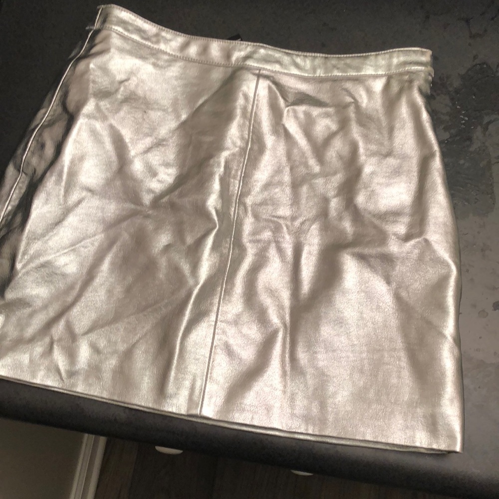 Metallic skirt